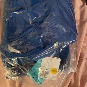 Royal blue Cherokee infinity scrub set